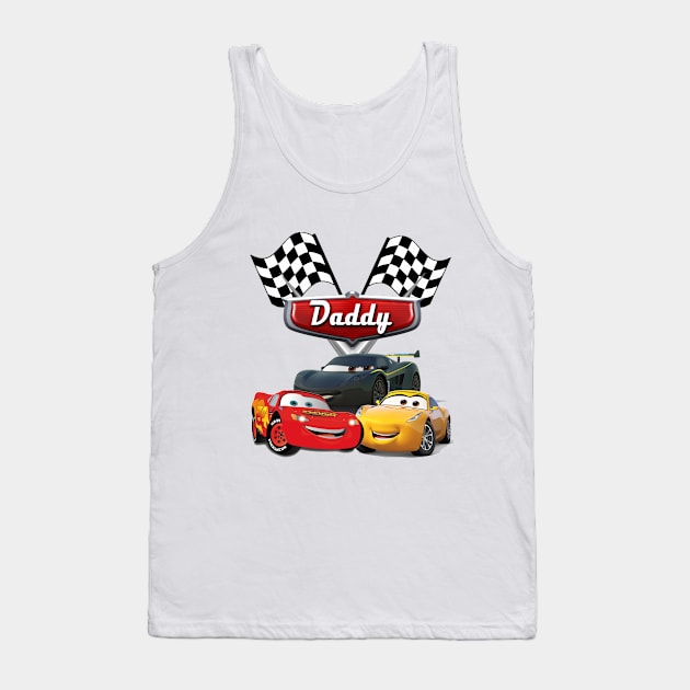 Daddy - Cars Tank Top by SusieTeeCreations